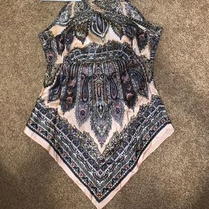 silk bandana style shirt